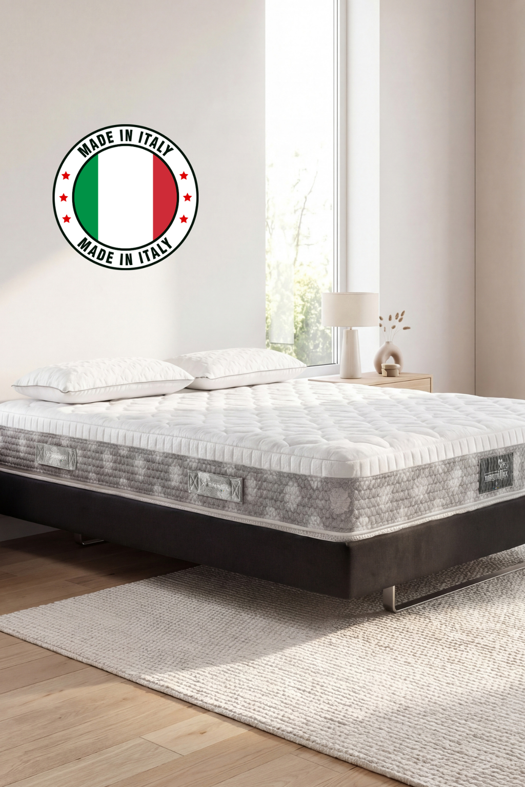 Magniflex Dolce Vita Dual 10 Ortopedik Memory Foam Yatak | Çiftler İçin Dual Core Konfor | Made in Italy