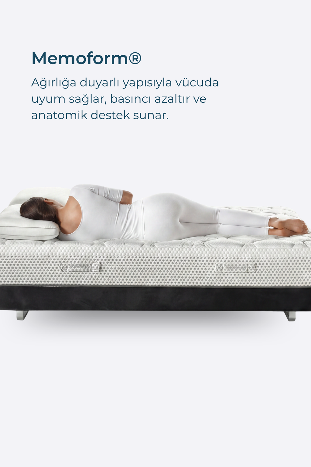 Magniflex Massaggio Deluxe Ultra Ortopedik Mikro Masaj Etkili Memory Foam Yatak | Made in Italy