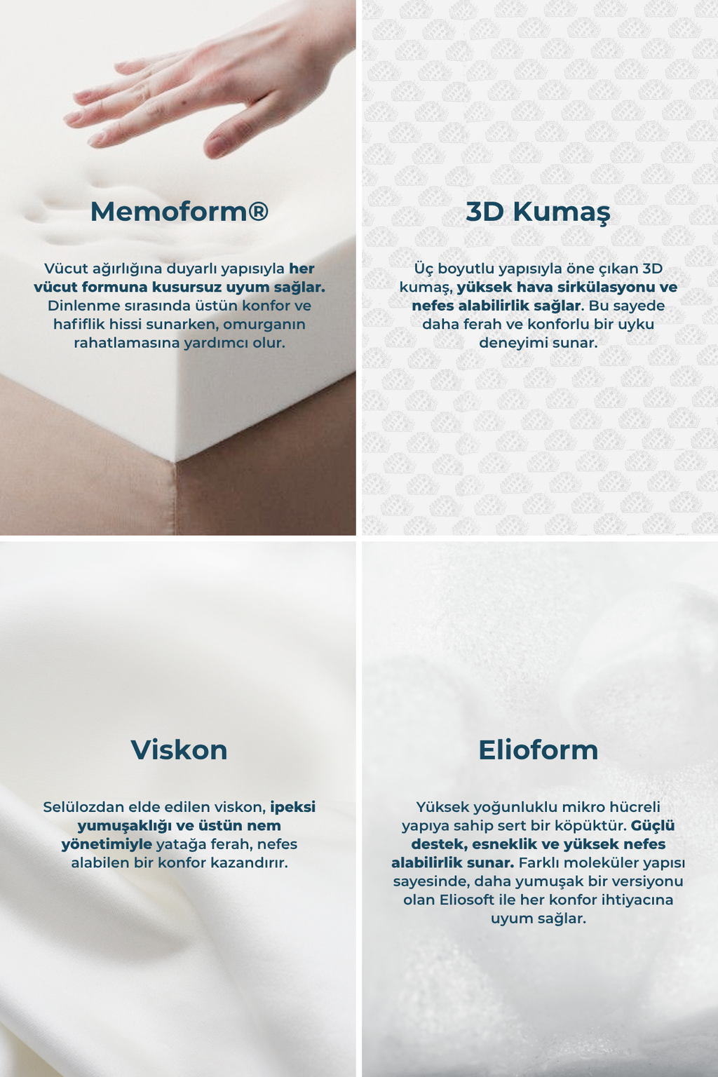 Magniflex Massaggio Deluxe Ultra Ortopedik Mikro Masaj Etkili Memory Foam Yatak | Made in Italy