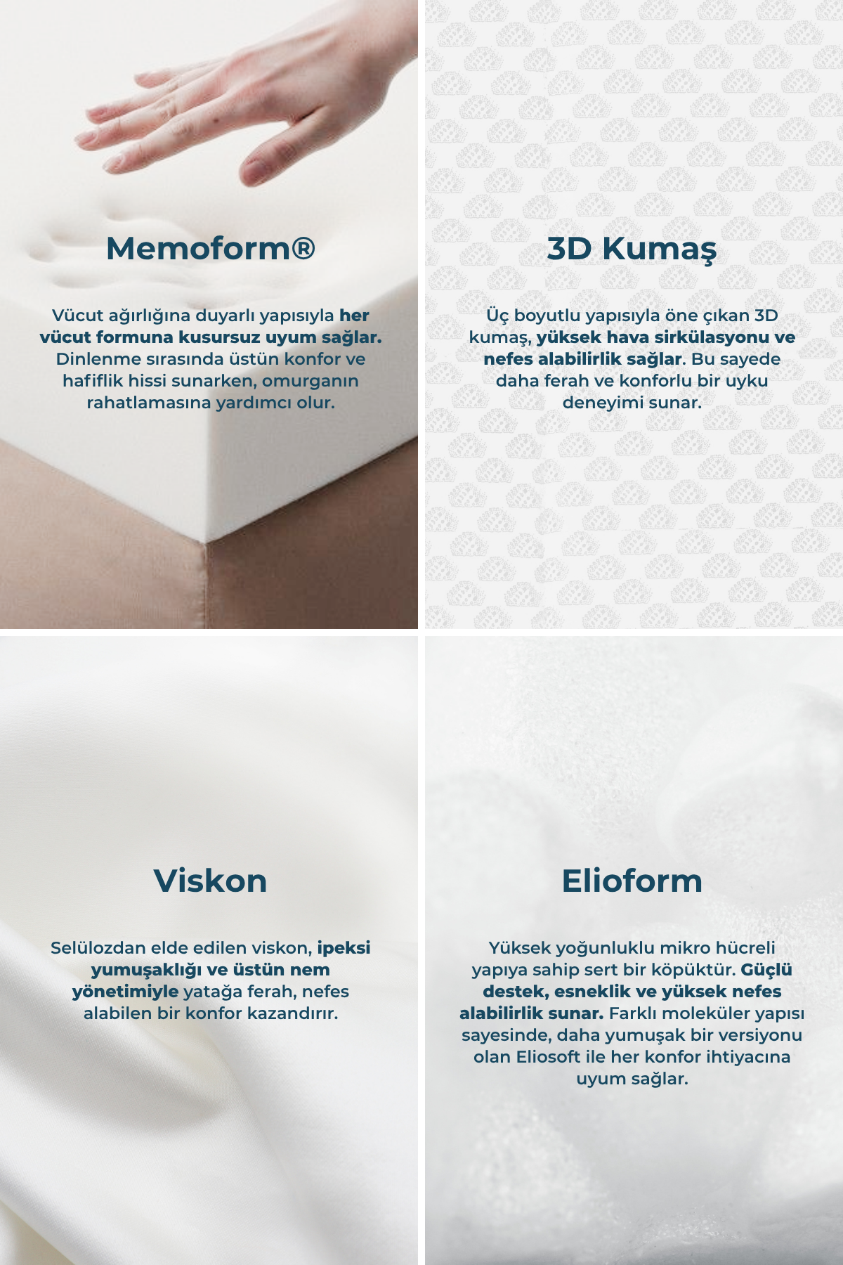 Magniflex Massaggio Deluxe Ultra Ortopedik Mikro Masaj Etkili Memory Foam Yatak | Made in Italy