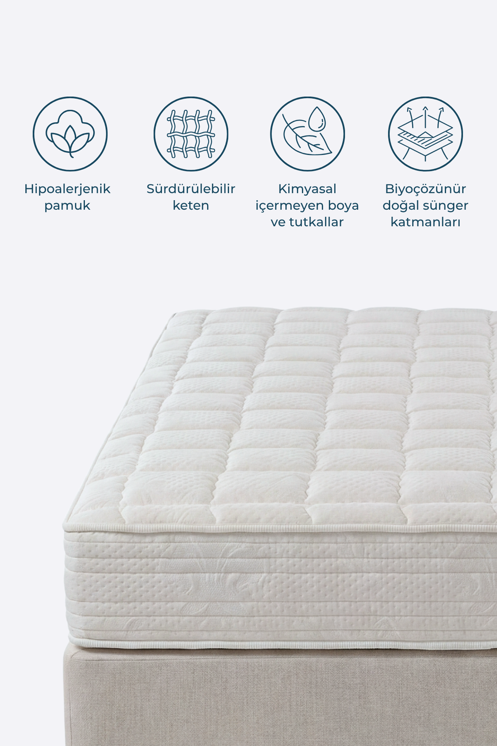 Magniflex Roma Ultra Ortopedik Yatak | Memory Foam | Anti-Stress ve Serin Uyku Teknolojisi | Made in Italy