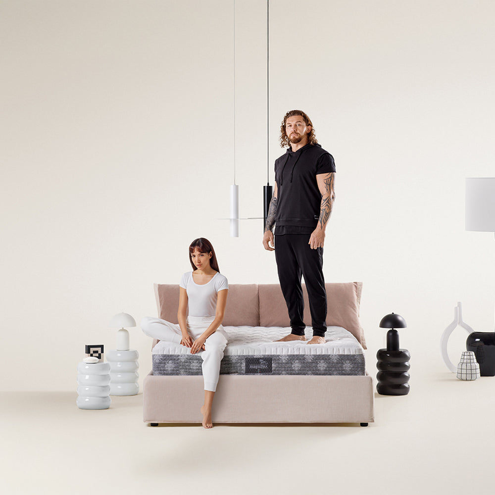 Magniflex Dolce Vita Dual 10 Ortopedik Memory Foam Yatak | Çiftler İçin Dual Core Konfor | Made in Italy